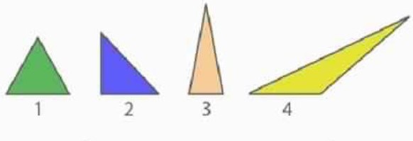 вопрос теста Математика 5 класс Виды треугольников. Задание 6