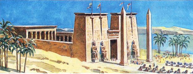 вопрос теста Древнеегипетский храм