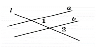 вопрос теста Задача 2 на параллельные прямые