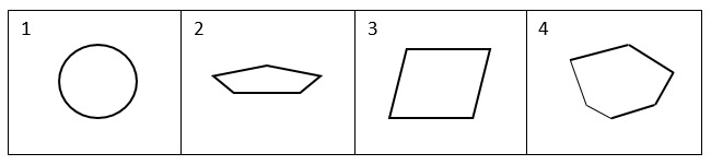 вопрос теста Найдите на рисунке пятиугольник