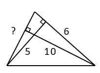 вопрос теста Площадь треугольника, задача 3
