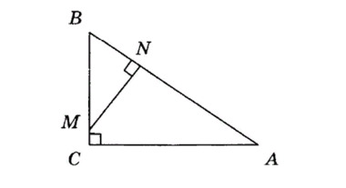 вопрос теста Подобие треугольников. 8 класс. Задание 7