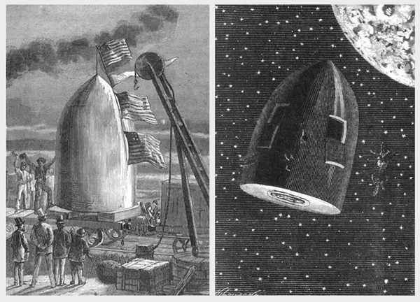 вопрос теста Иллюстрации о полете на Луну