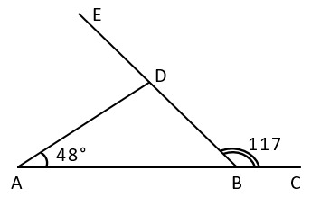 вопрос теста Сумма углов треугольника. 7 класс. Задание 1