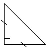 вопрос теста Сумма углов треугольника. 7 класс. Задание 14