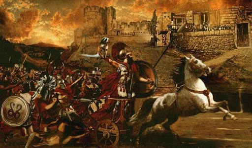 вопрос теста Троянская война в древнегреческой поэме "Илиада"