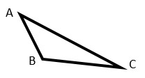 вопрос теста Тупоугольный треугольник